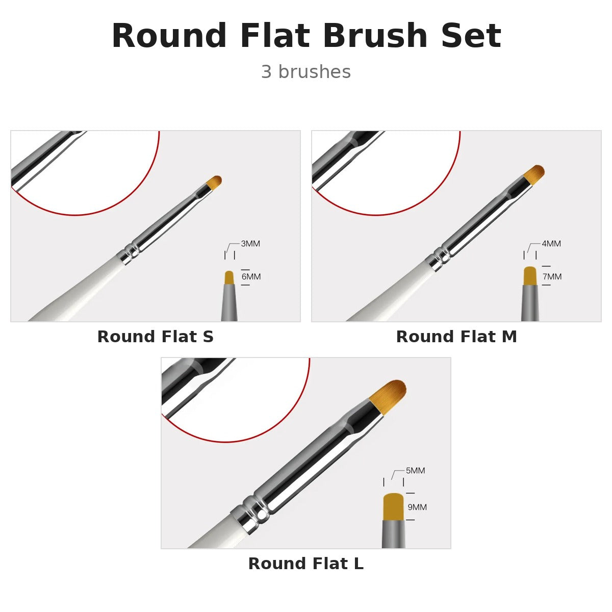 Hobby Mio Detail Paint Brushes