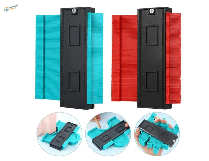 Contour Copy Duplicator: teal and red contouring tools with black handles