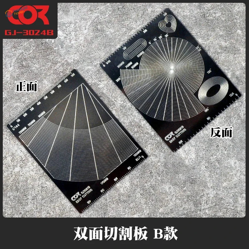 Cormake GJ-3024B double-sided precision hobby tools with engraved grids