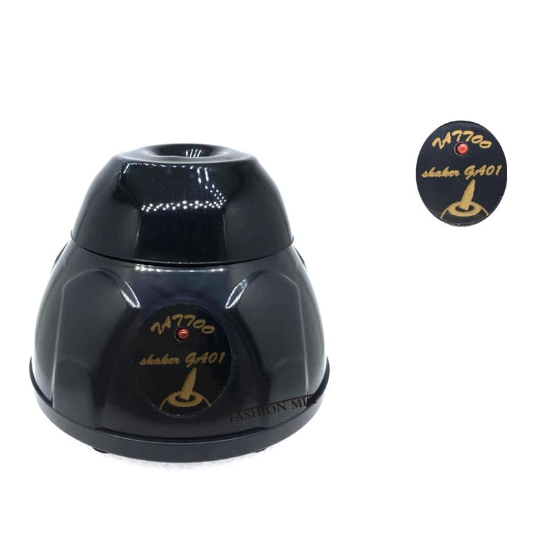 Black glossy Electric Paint Vortex Shaker GA01 with gold logo