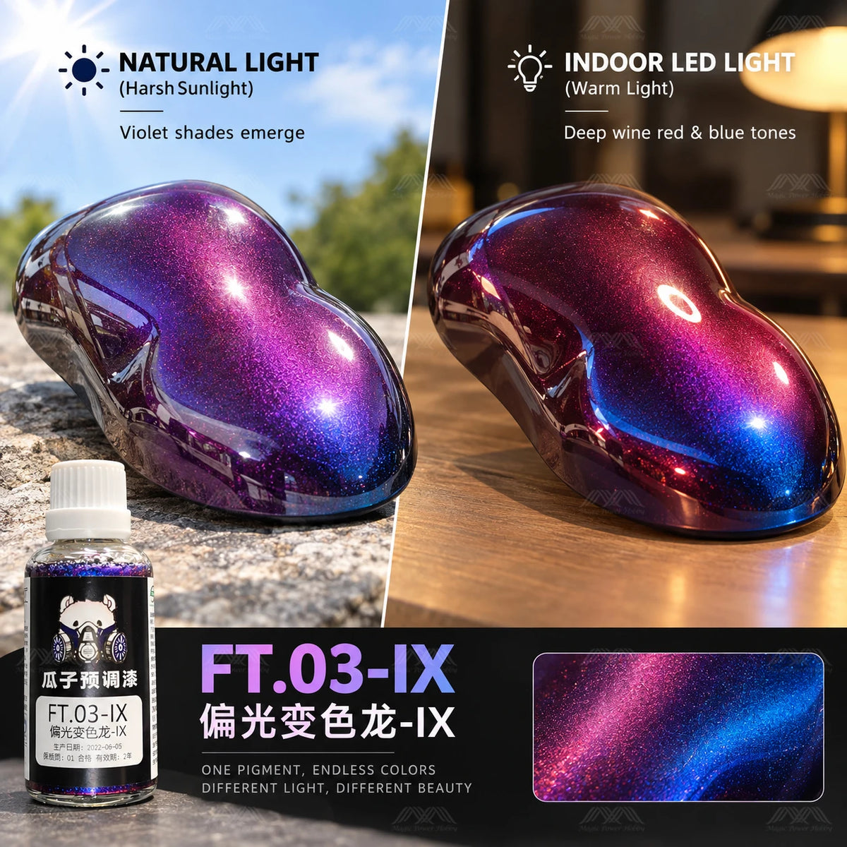 Guazi Studio Chameleon Color-Shift Airbrush Paint 50ml