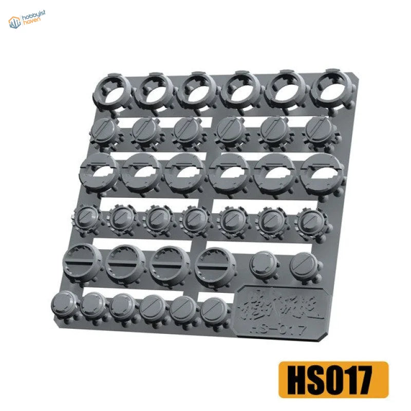 Gray plastic Lego Technic plate with detailing parts for Gunplas scale modeling