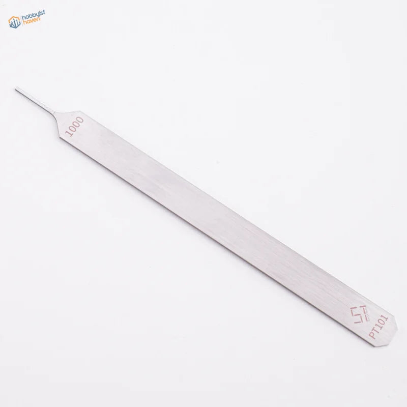 Double-sided stainless steel ultra-fine file for scale modeling tools