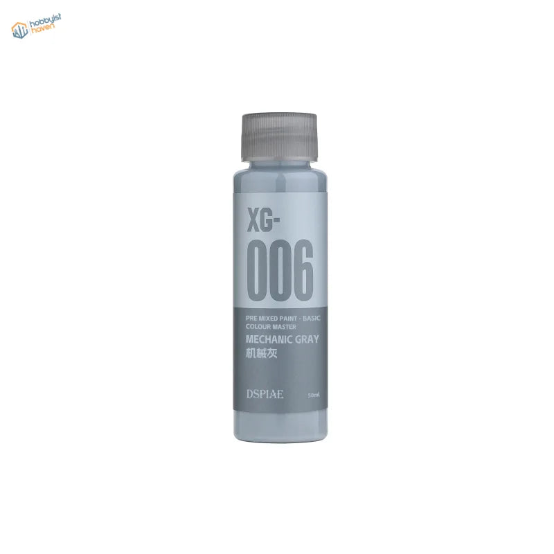 DSPIAE 12ml XG-006 mechanic gray pre-mixed acrylic paint for model kits