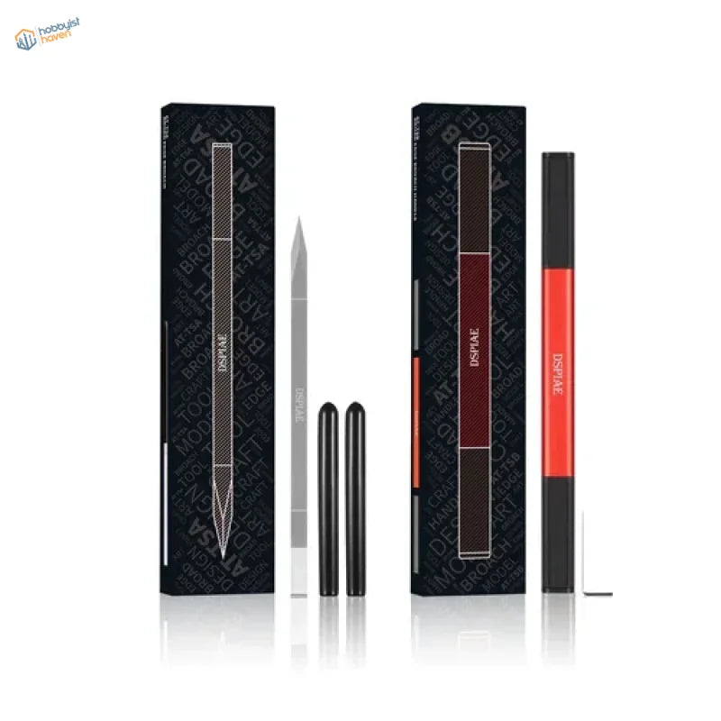 DSPIAE Broad Edge Push Knife with sleek black boxed nail art tools