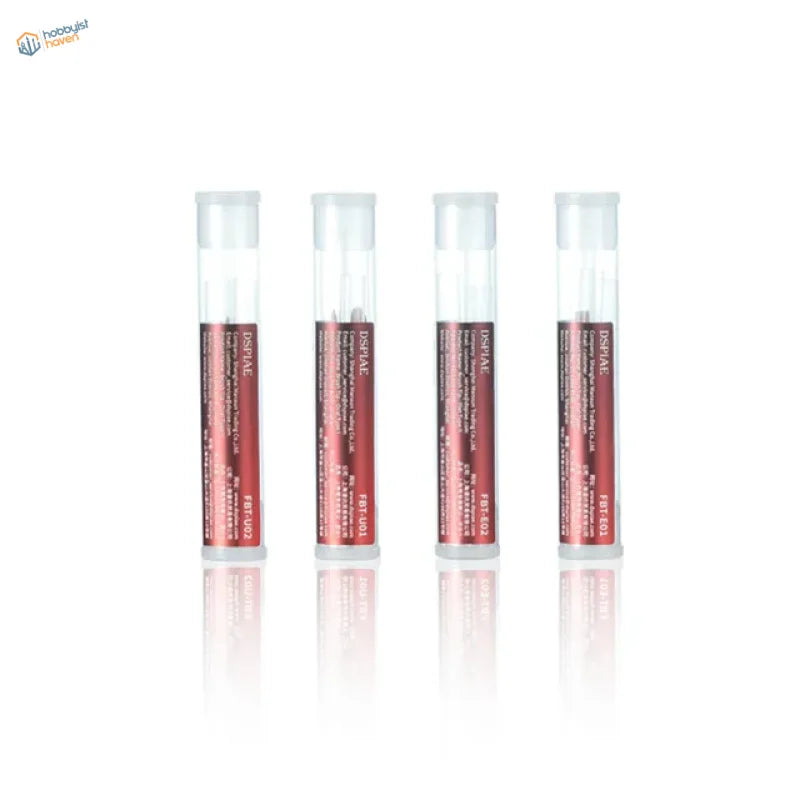 DSPIAE Brushes four transparent tubes of panel lines dental floss picks