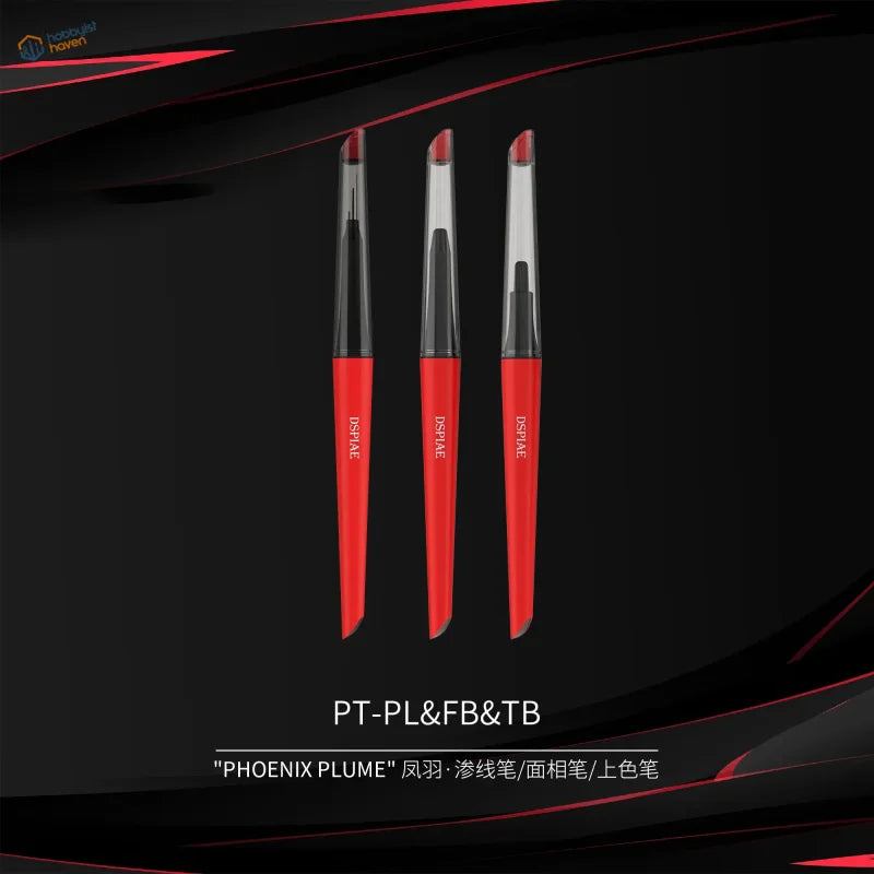 Three DSPIAE phoenix plume contouring pens for panel lines