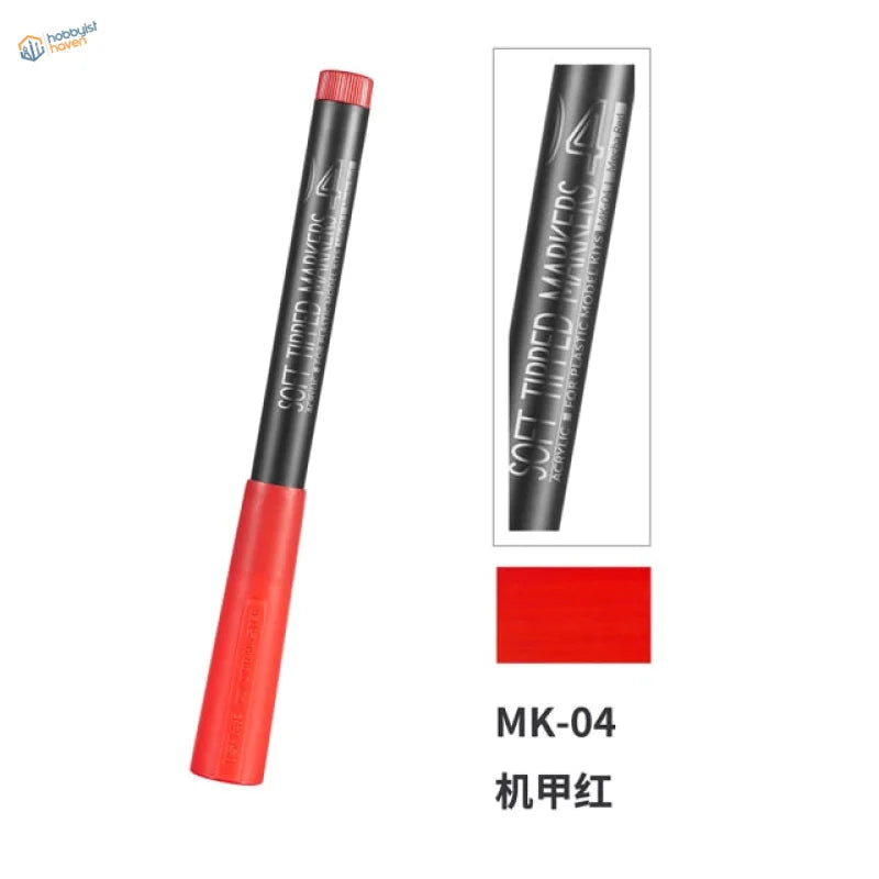 DSPIAE Eco red soft-tipped acrylic pen mk-04 for scale modeling tools