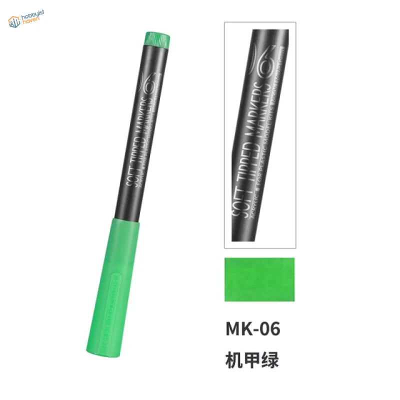 DSPIAE Eco green soft-tipped acrylic pen mk-06 for scale modeling