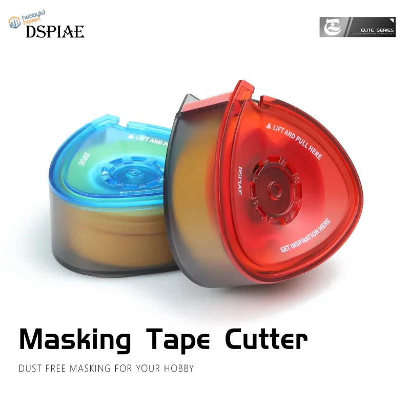 DSPIAE elite series masking tape cutter with sleek translucent design