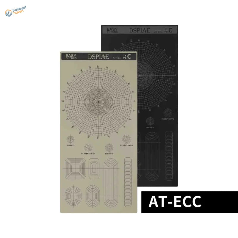 DSPIAE beige black masking tape cutting templates with grid patterns
