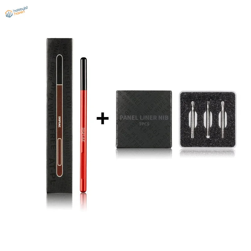 Dspiae Panel Liner Pen: red black stylus with dswave branding