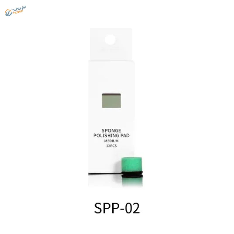DSPIAE polishing sponges: medium green pad in 12pcs white box