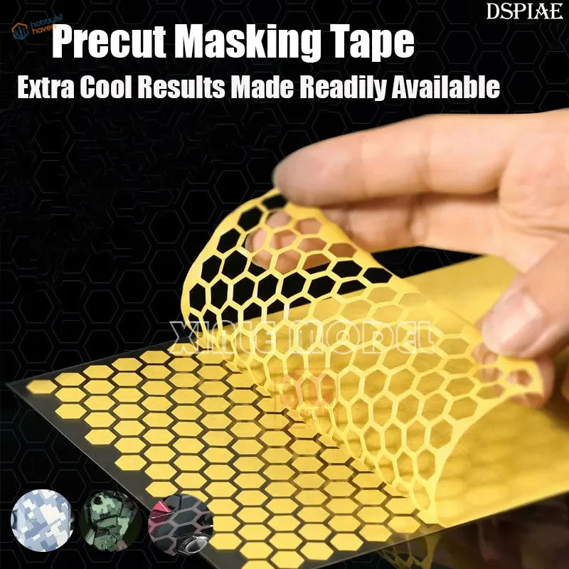 DSPIAE Vorgefertigte hexagonale Maskierblätter