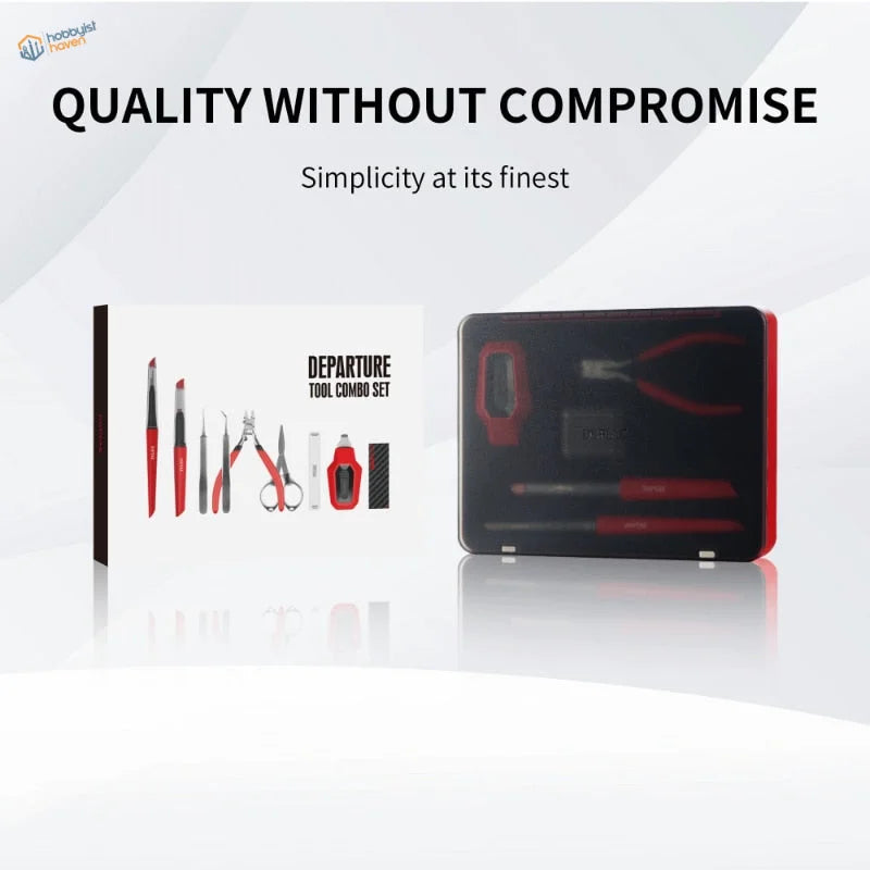 DSPIAE Professional Toolset red black departure tool combo in sleek case