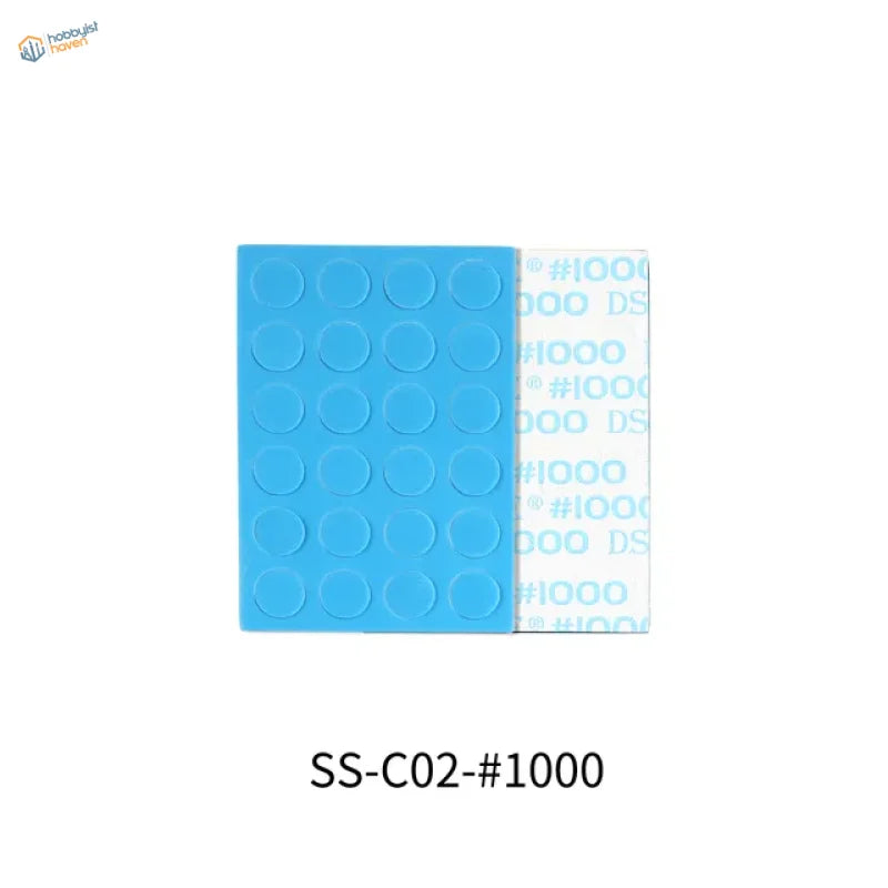 DSPIAE sanding disks blue silicone adhesive pad with suction cup grid