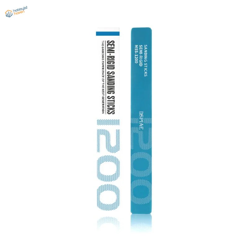 DSPIAE blue semi-rigid sanding sticks with textured design