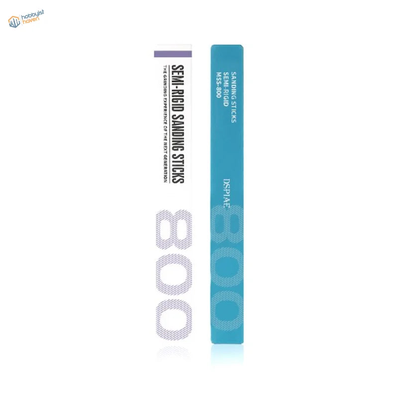 DSPIAE semi-rigid sanding sticks, blue white 800 grit package
