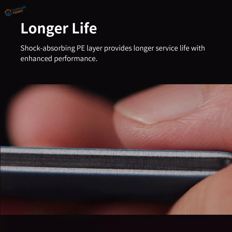 DSPIAE semi-rigid sanding sticks with blue leather wallet and PE layer