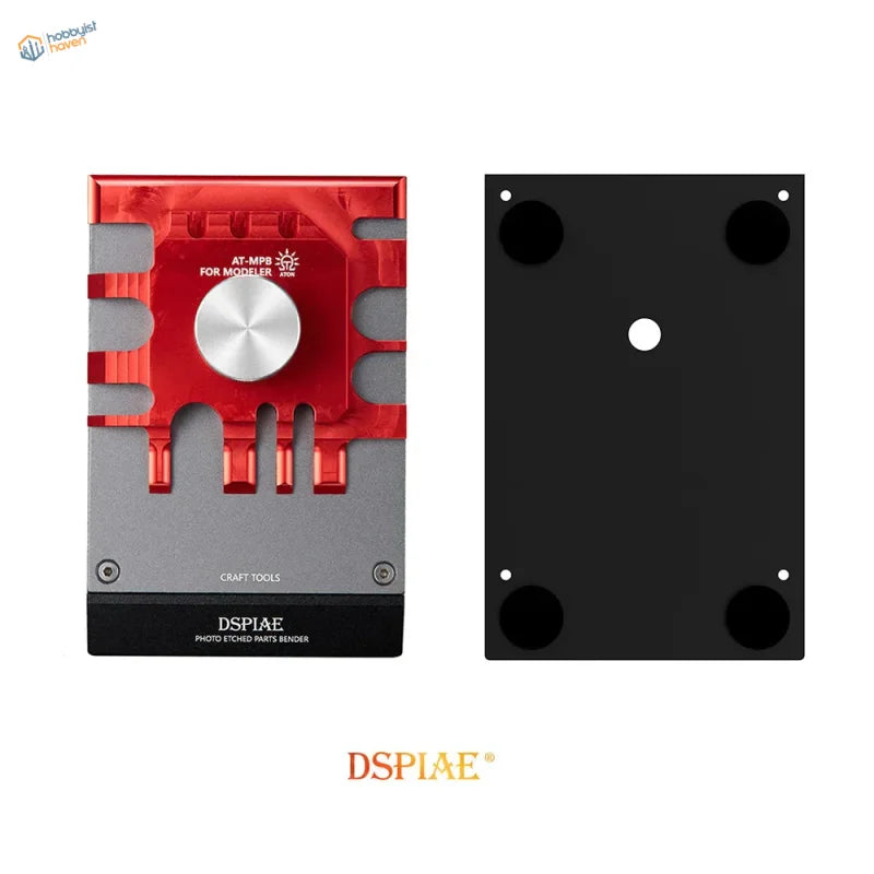 DSPIAE Square photo-etch bending tool with red gray parts bender and silver dial
