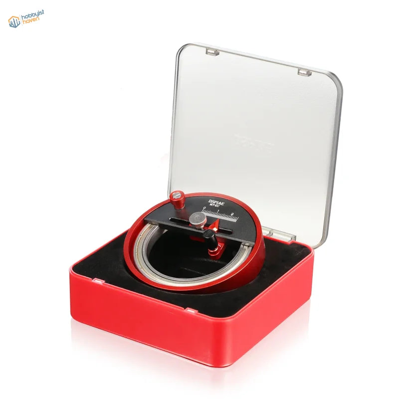 DSPIAE Stepless Circular Cutter with red black precision dial indicator in box