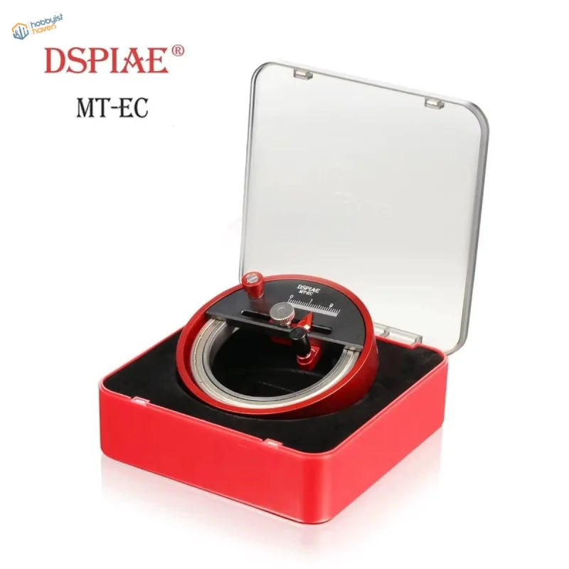 DSPIAE stepless circular cutter with red black MT-EC tool in red case