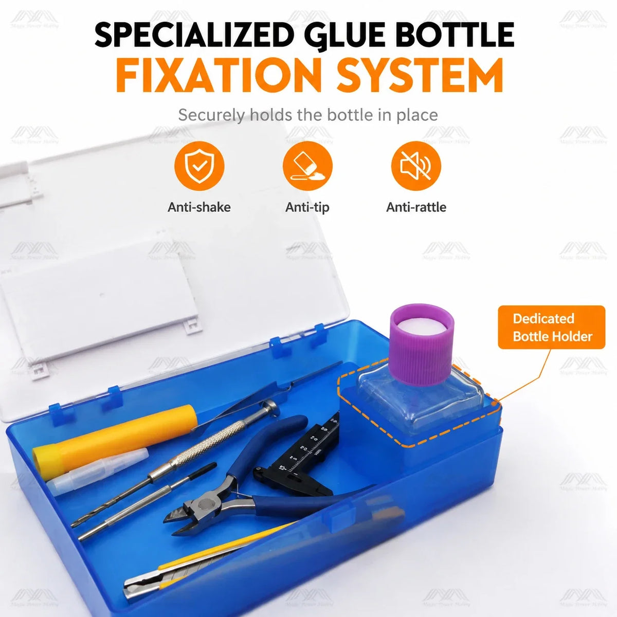 Boîte de Rangement pour Outils de Modélisme Plamokojo