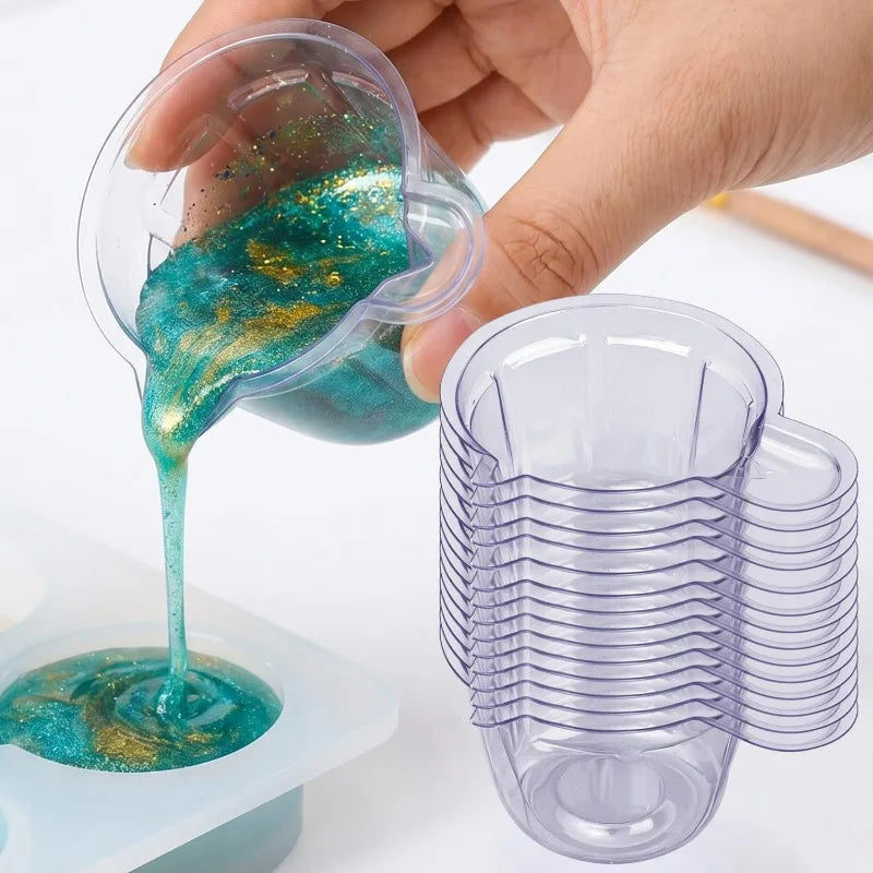 Clear Disposable Paint Mixing Cups