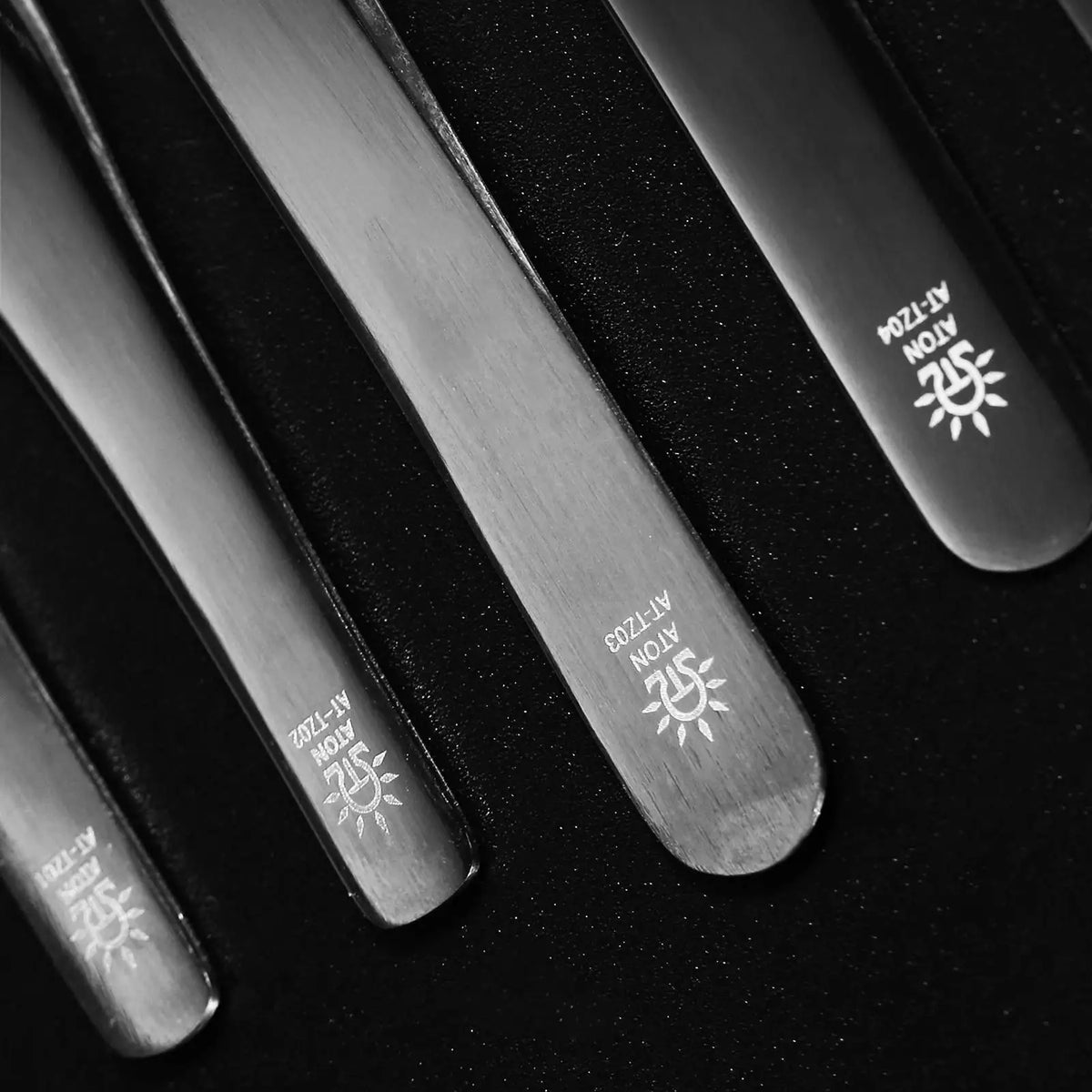 DSPIAE anti-static tweezers with silver-toned stainless steel spoons