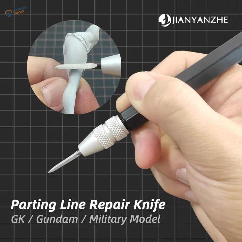 Fine carving and scraping tool for plastic models and Gunpla