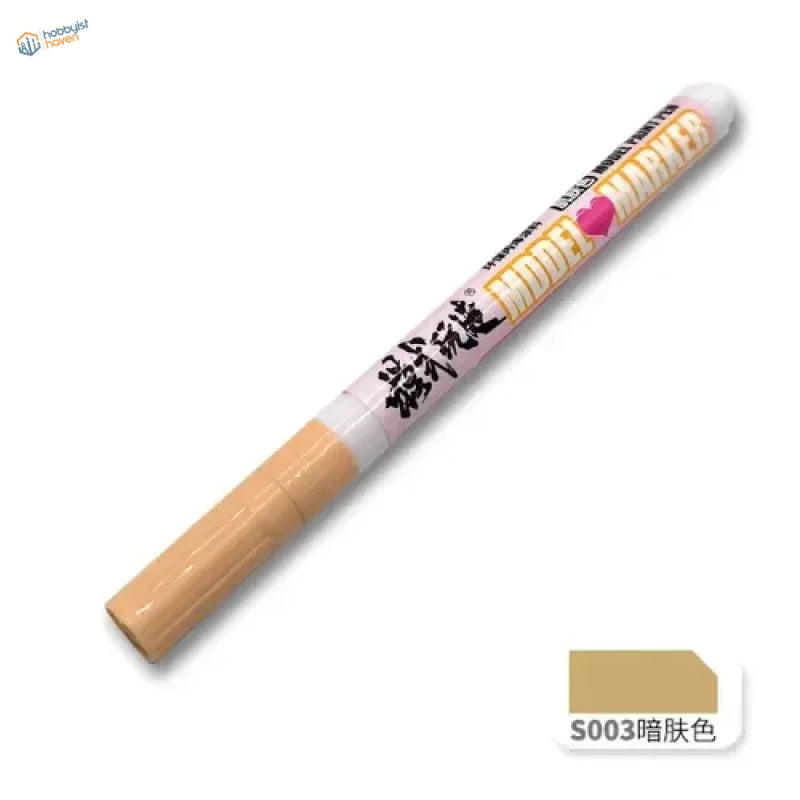 Flesh tones acrylic pen s003 dark skin shade with Chinese label