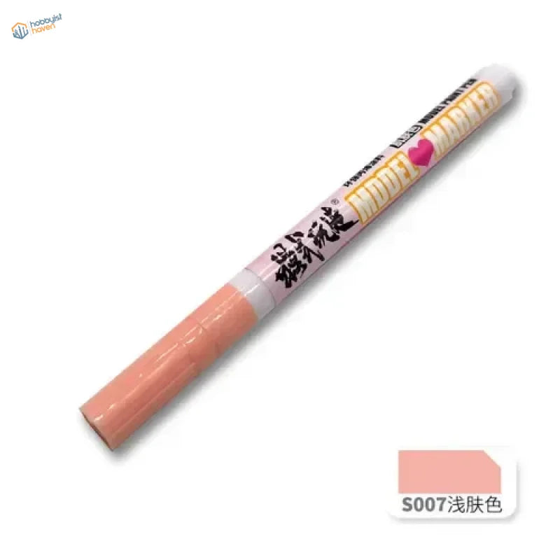 Flesh tones acrylic pens s007 light skin tone marker with white cap