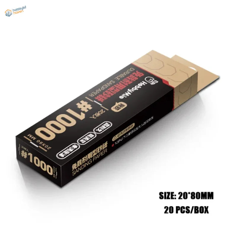 Zoko #1000 sandpaper box for acrylic sanding sticks