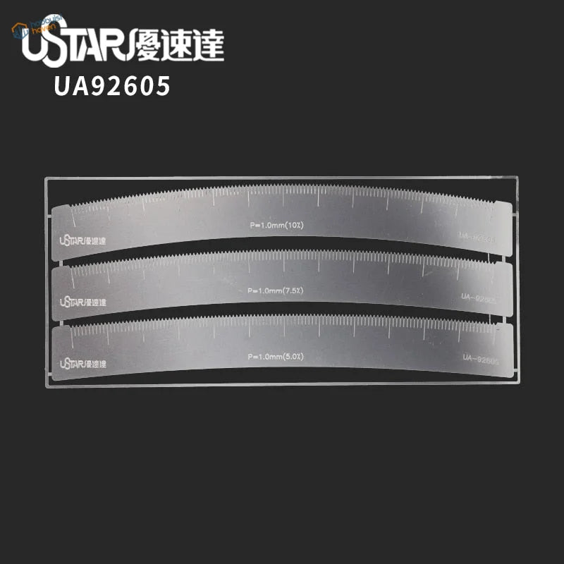 Flexible Equidistant Marking Engraving Guide with curved surface equidistant markings
