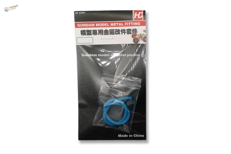 Flexible oil pipes for Gundam in black package with blue tubing bag