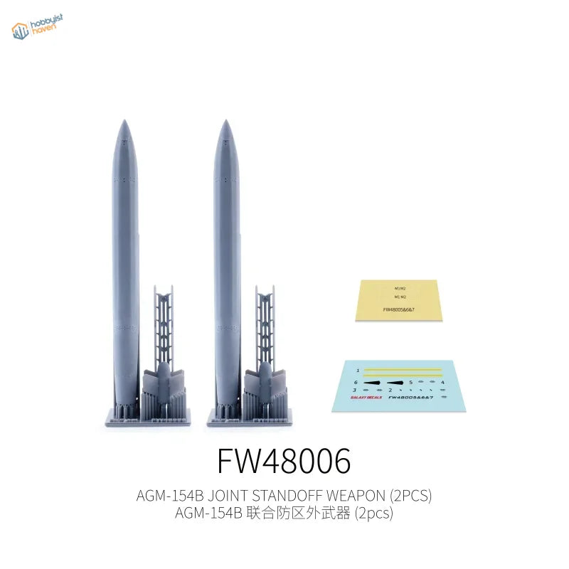 Galaxy Model 1/48 AGM-154B joint standoff weapons on launch towers