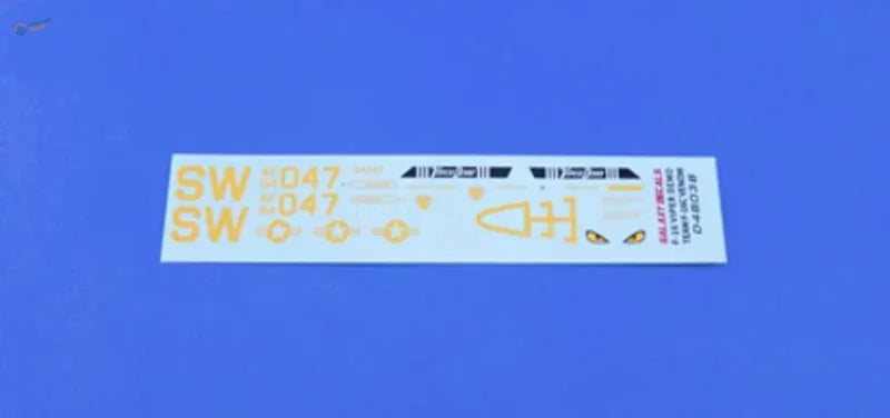 Galaxy Model 1/48 F-16 Viper Demo Team decals masks set with white sheet