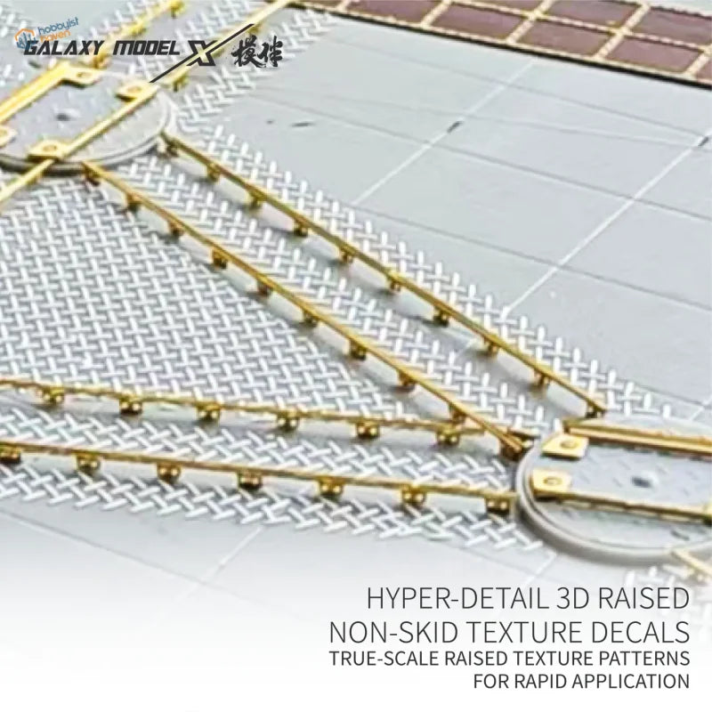Galaxy Model 3D Non-Skid Texture Decals (12 Patterns Available)