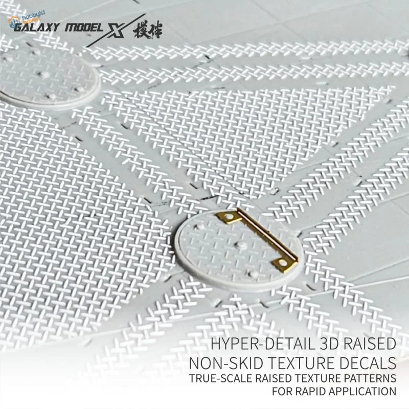 Galaxy Model 3D Non-Skid Texture Decals (12 Patterns Available)