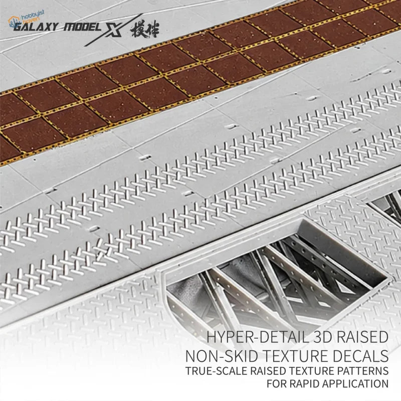 Galaxy Model 3D Non-Skid Texture Decals (12 Patterns Available)