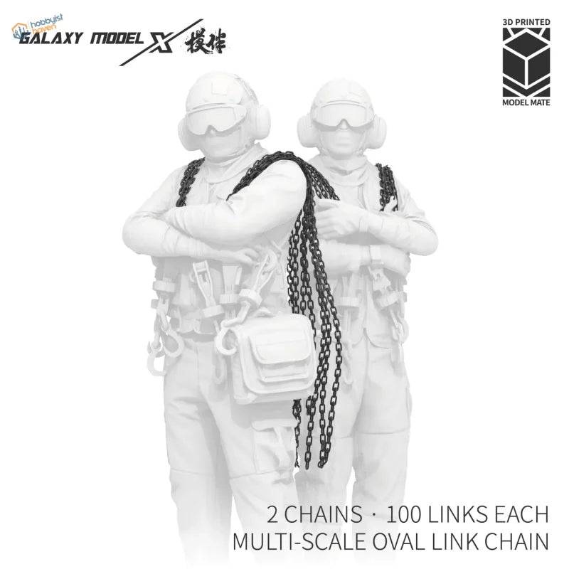 Galaxy Model 3D-printede miniature ankerkæder