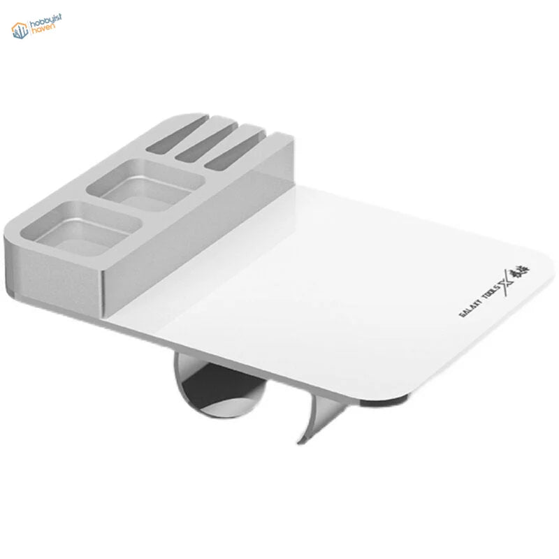 Galaxy Tools Finger Palette white silver knife block modern design