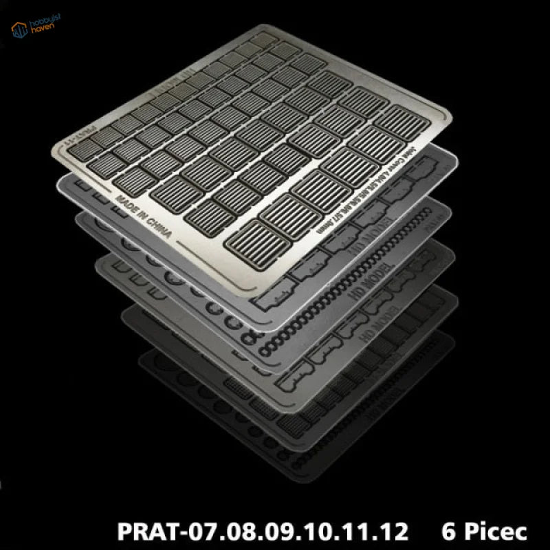 Gundam Models Upgrade metal etch plates with precise stencils