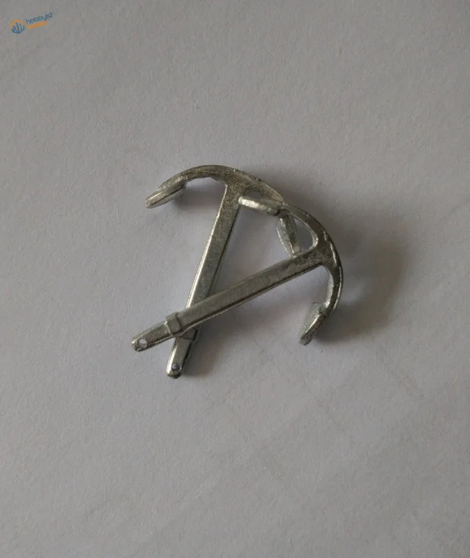 Silver Halcon 1840 ship accessories kit metal anchor-shaped pin