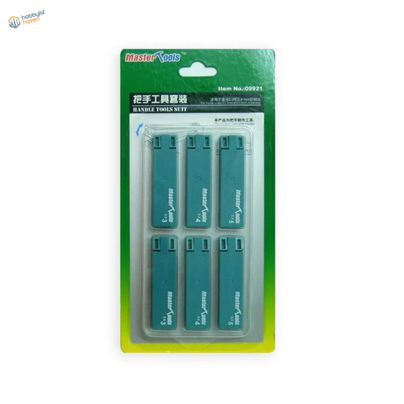 Mastertools handle making tool with 6 teal handles