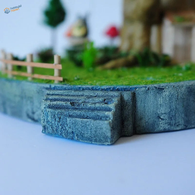 High density foam boards gray stone textured surface for scale modeling tools