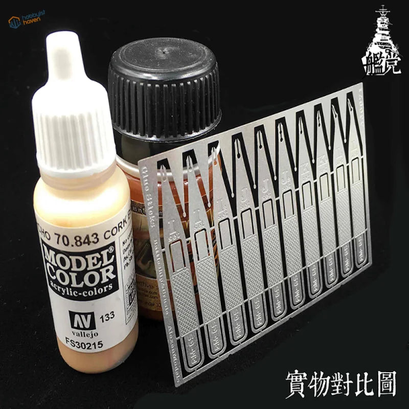 Vallejo model color paint bottle with dropper cap for scale modeling tools