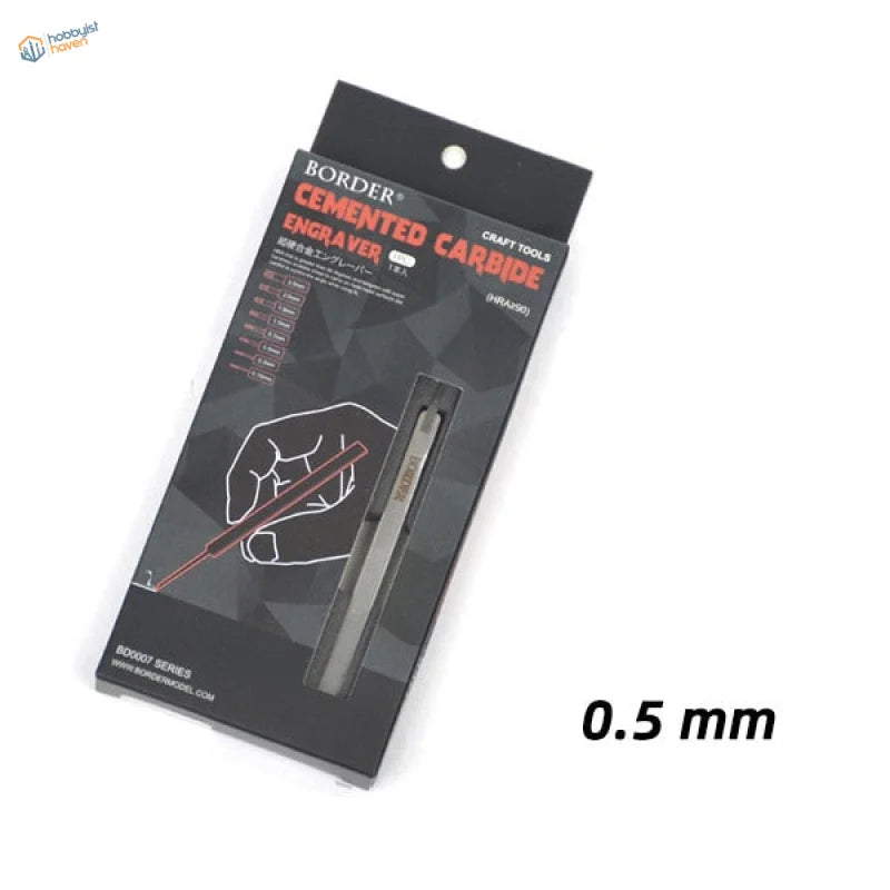 0.5 mm carbide scribing knife in retail box