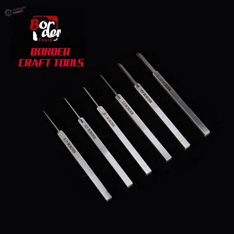 Set of Border Models carbide scribing knives