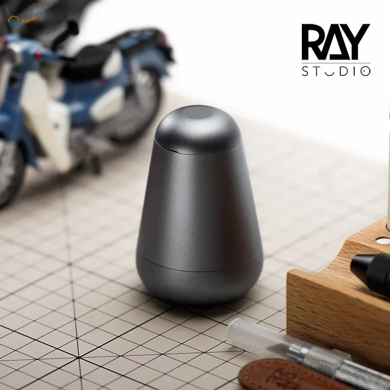 High precision handheld vise gray metallic cylinder by Ray Studio